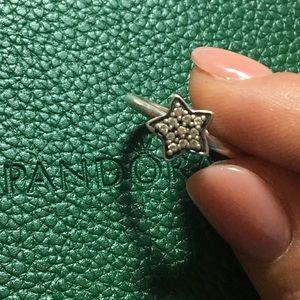 Pandora Star Ring with CZ Size 56/7.5